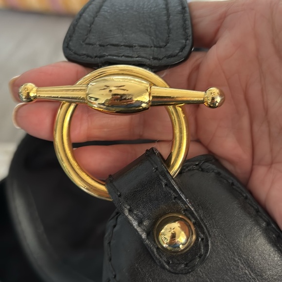 Gucci Authentic Black bag leather trim - Picture 5 of 7